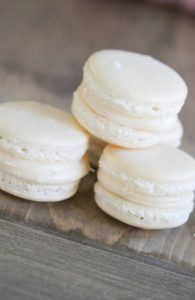 Everyday Party Magazine Vanilla Macarons with Cow Tales Caramel Filling