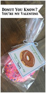 Darling Valentine's Day Treats Everyday Party Magazine Donut You Know How Much I Love This Valentine #Valentine #Donut