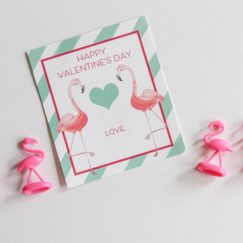 Everyday Party Magazine Flamingo Valentine's Day Treats