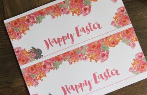Everyday Party Magazine Happy Easter Printable Bag Toppers #Easter #CottonTale #Bunny #FreePrintable