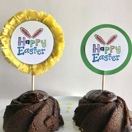Everyday Party Magazine Easter Cake Toppers #Easter #Party #DIYParty