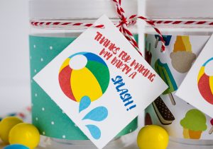 free printable for beach party favors