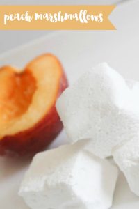 Everyday Party Magazine Peach Marshmallows #PeachRecipes #Peaches #MarshmallowRecipe #AltonBrown
