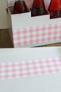 Everyday Party Magazine Picnic Party Favors #Xyron #DIY #Picnic #Gingham