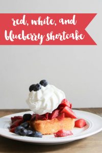 Everyday Party Magazine Red White and Blueberry Shortcake #Patriotic #FourthofJuly #Shortcake #Recipe