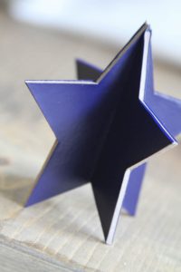 Everyday Party Magazine Simple 3D Star Decoration #CricutMade #DIY #Patriotic #unicorn