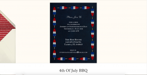 Everyday Party Magazine Simple Party Invitations #PaperlessPost #PartyInvitations #4thOfJuly
