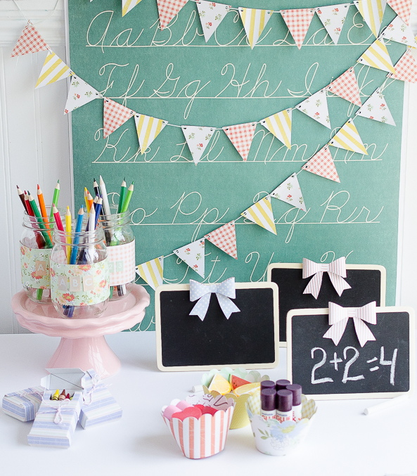 Darling Vintage Back to School party by Fawn Parties #BackToSchool #Vintage #KidsParty