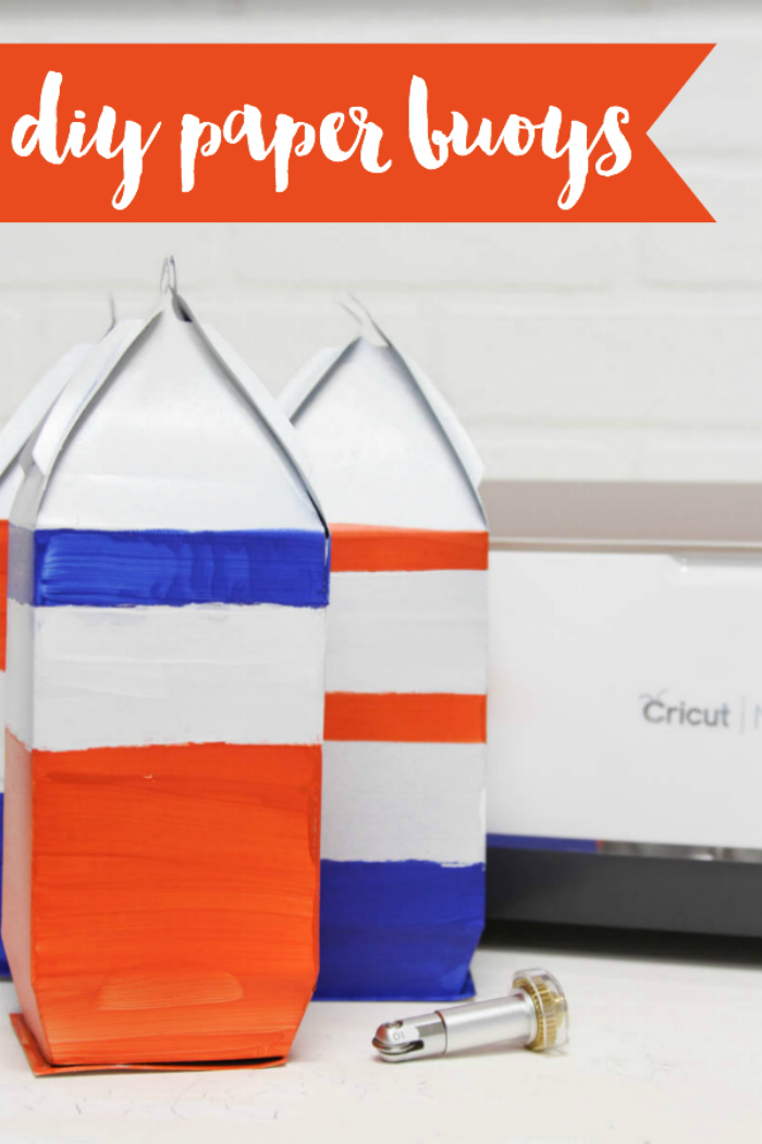 Everyday Party Magazine Simple Paper Lanterns with the Cricut Scoring Wheel #Cricut #CricutMaker #DIY #SharkWeek