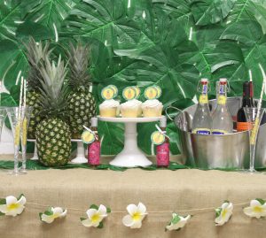 Everyday Party Magazine Tropical Bridal Shower #Tropical #Luau #BridalShower