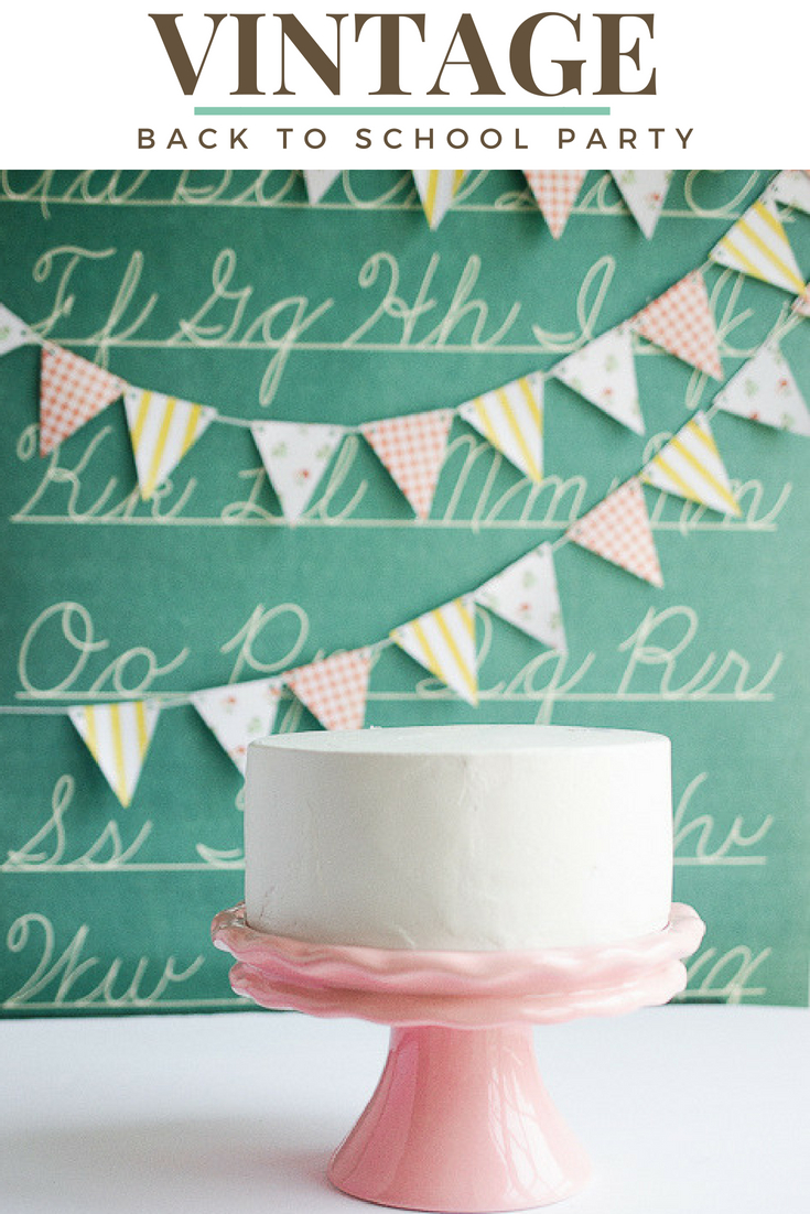 Darling Vintage Back to School party by Fawn Parties #BackToSchool #Vintage #KidsParty