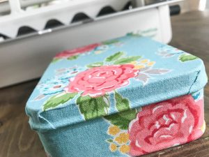 Xyron Creative Station Floral Fabric Covered Box