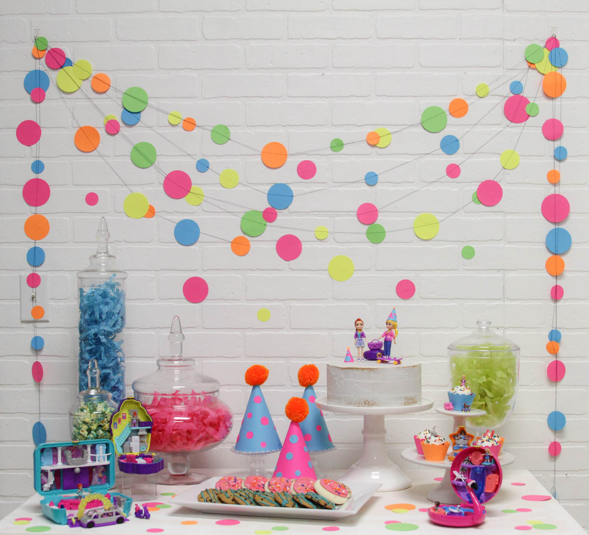 Colorful Polka Dot Kids Party
