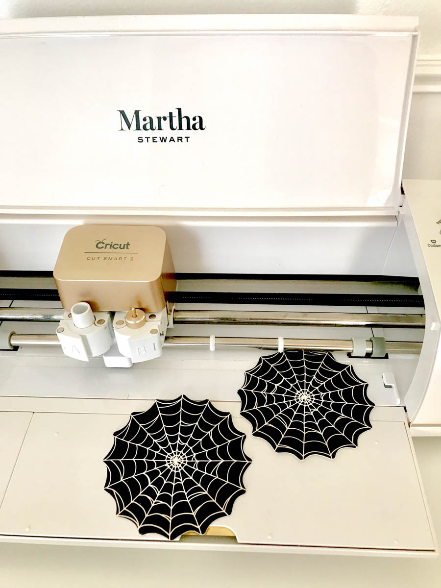 Martha StewartCricut Explore Air 2 Spider Web Coasters