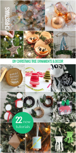 Holiday Ornament Collage