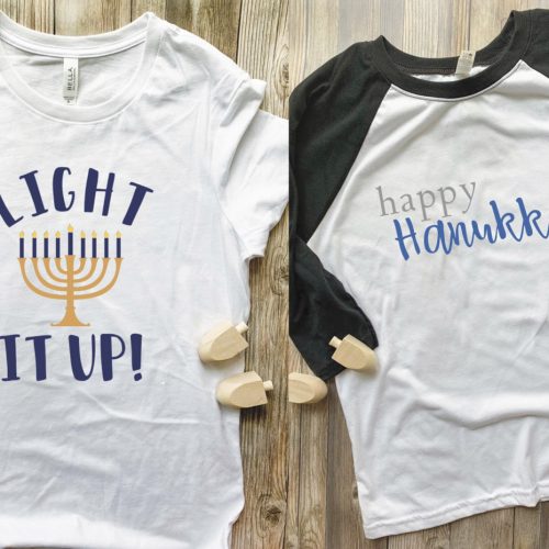 Two Hanukkah Shirts