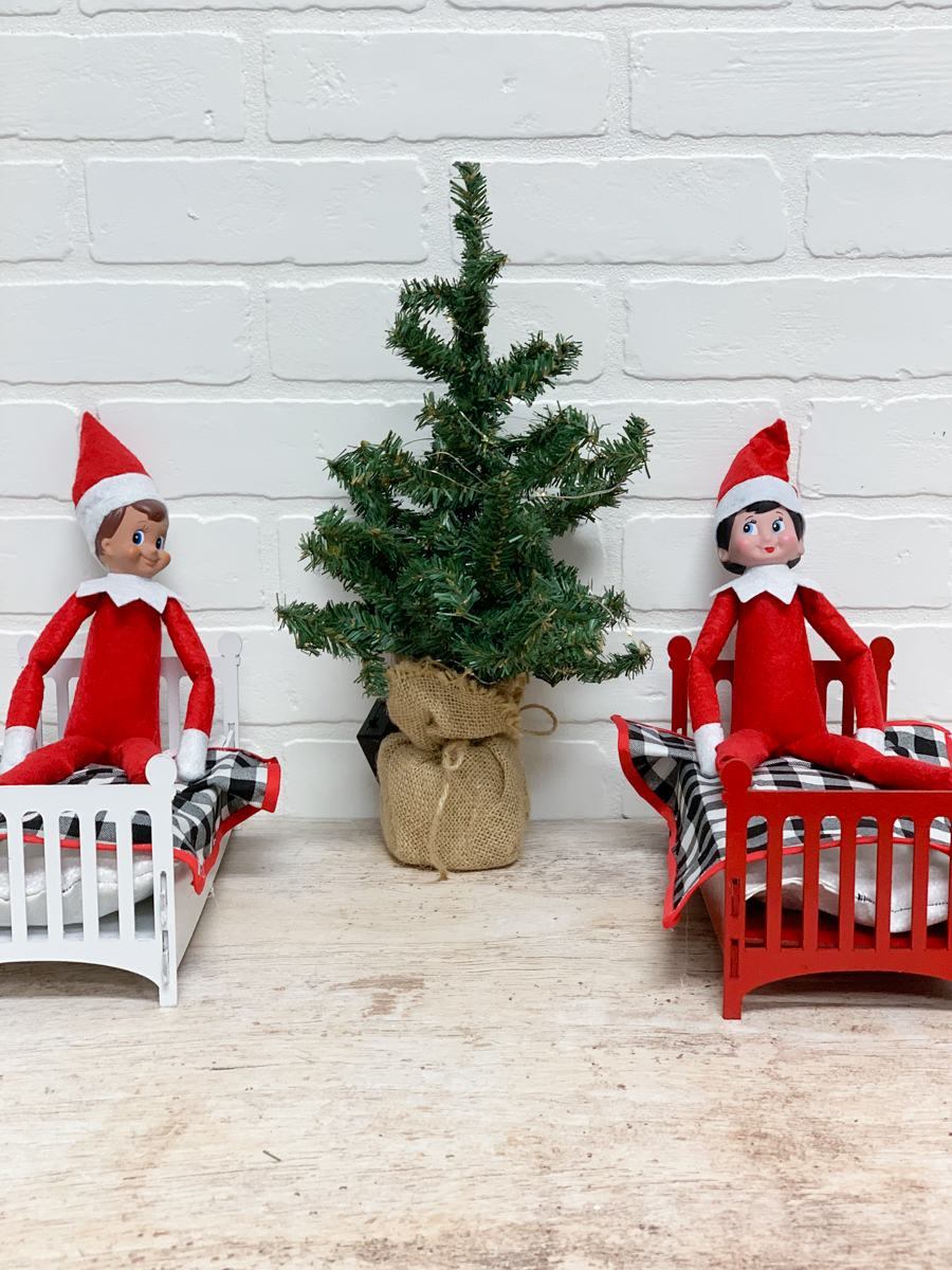 Elf on a Shelf Beds Christmas Tree