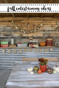 Fall entertaining space
