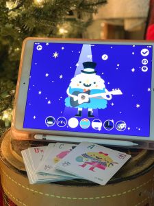 iPad Flash Cards Christmas Tree