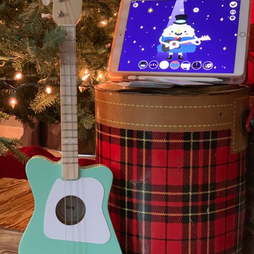 Guitar Christmas Tree Cooler iPad