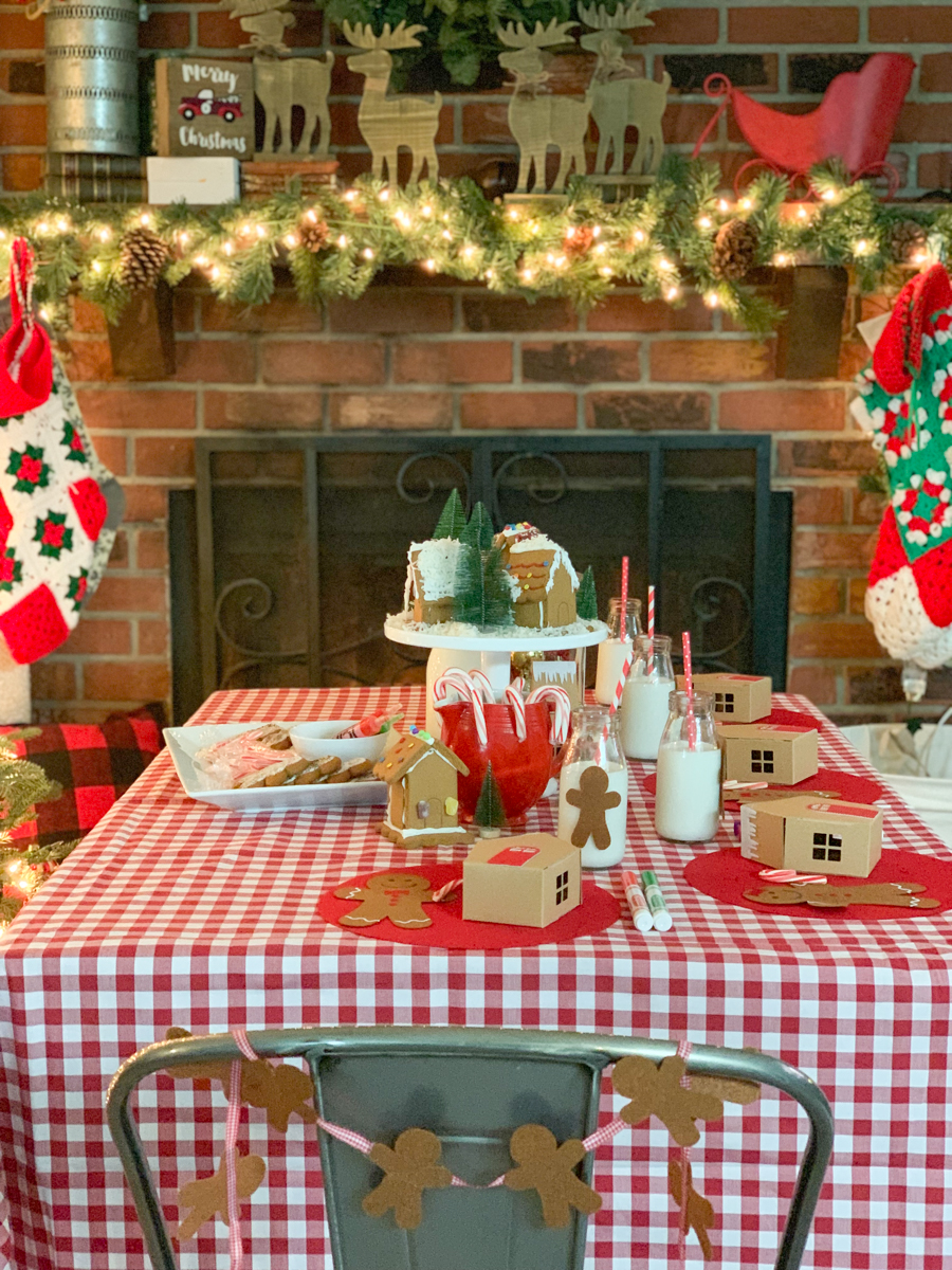 Gingerbread Party Table