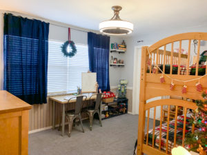 Kids Holiday Bedroom