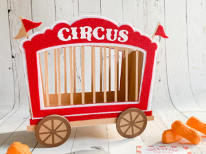 3D Circus Train Box