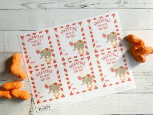 Circus Valentine's Day Cards