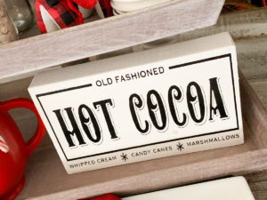 Farmhouse Style Hot Cocoa Sign