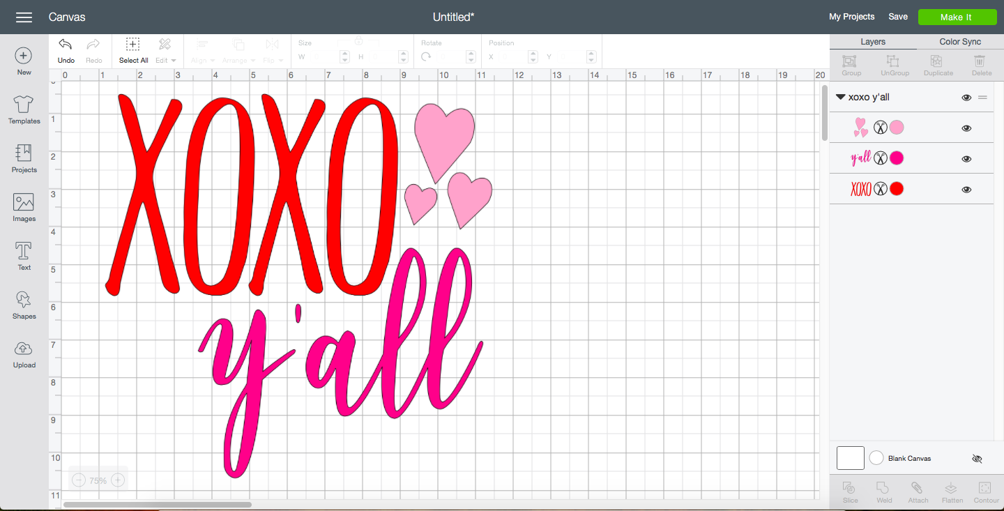 Free Valentine's Day XOXO Y'all SVG File - Everyday Party ...