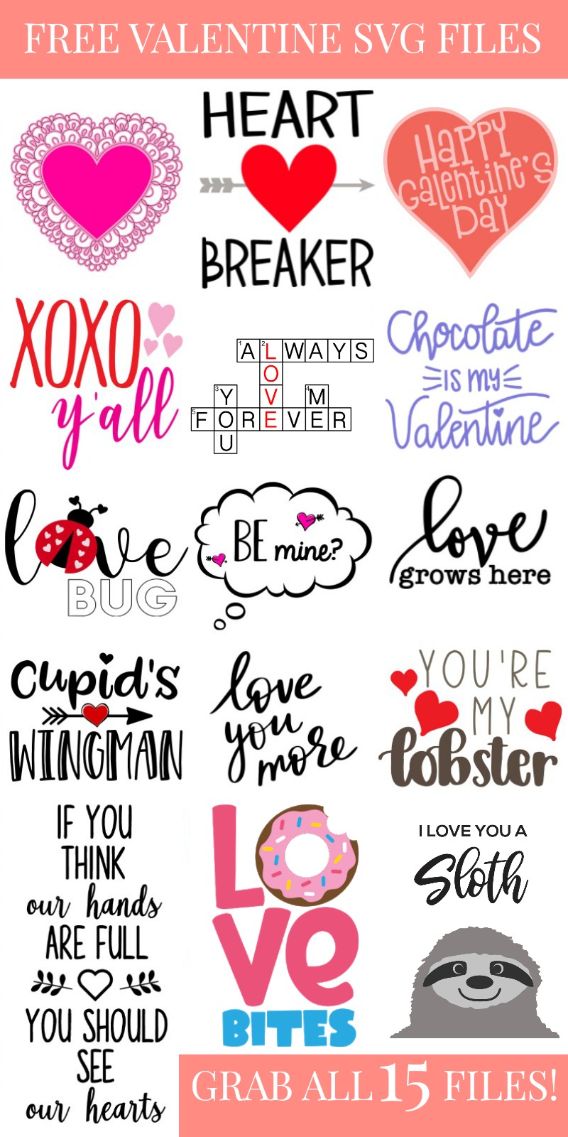 Valentine's Day SVG Files