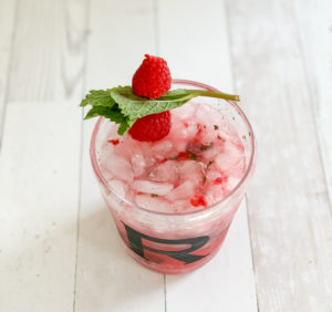 Raspberry Mint Cocktail