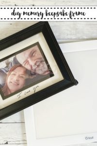 DIY Memory Frame Cricut BrightPad
