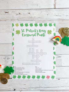 St. Patrick's Day Activity Sheet