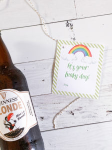 St. Patrick's Day Tags Beer Bottle