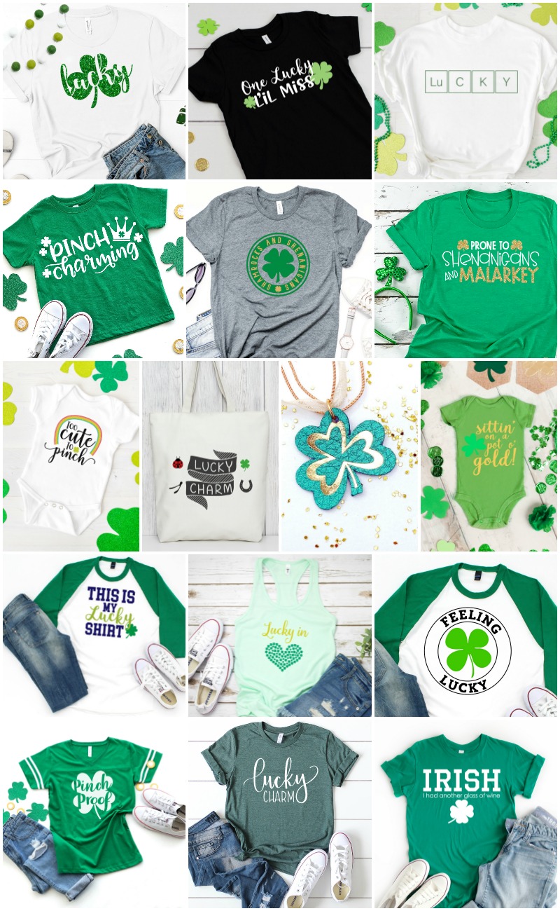 St. Patrick's Day SVG Collage