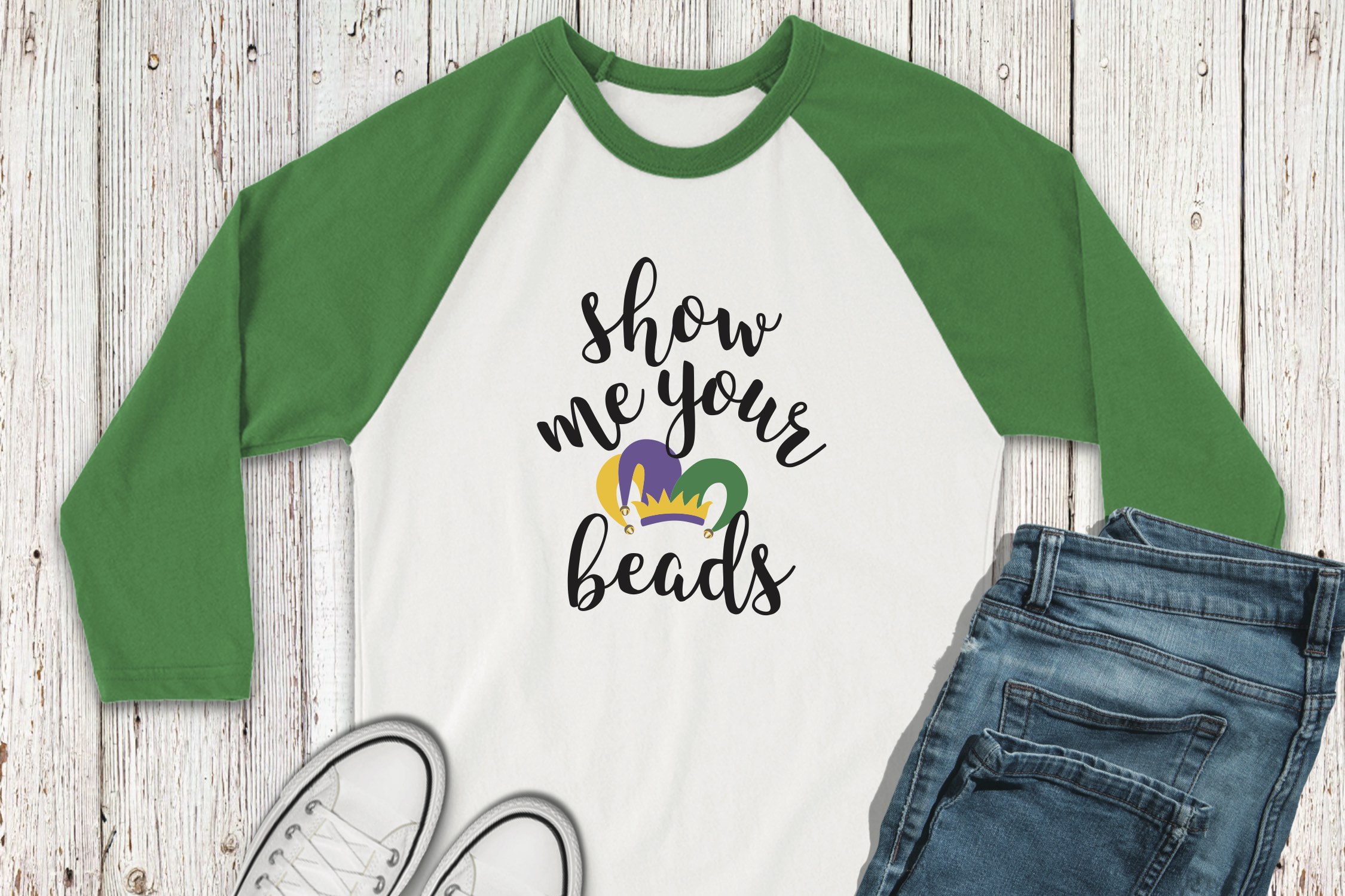 Show Me Your Beads Mardi Gras Shirt