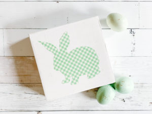 Gingham Bunny Easter Decoration Easter Eggs