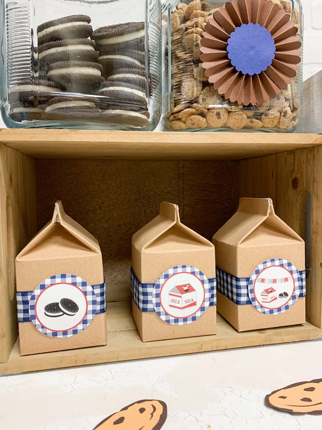 Milk Carton Party Favors Cookies Cookie Jars