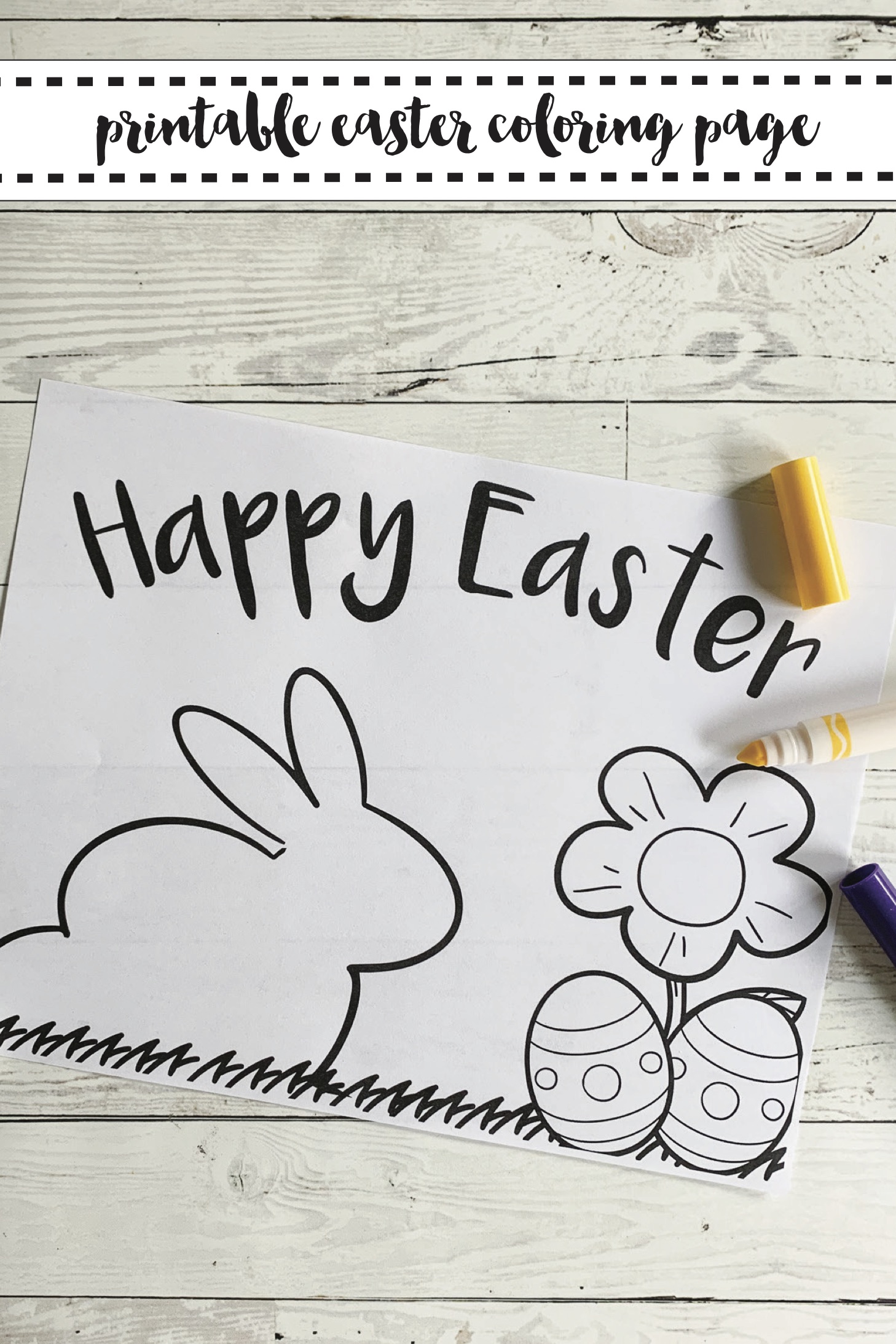 Printable Easter Activity Sheet