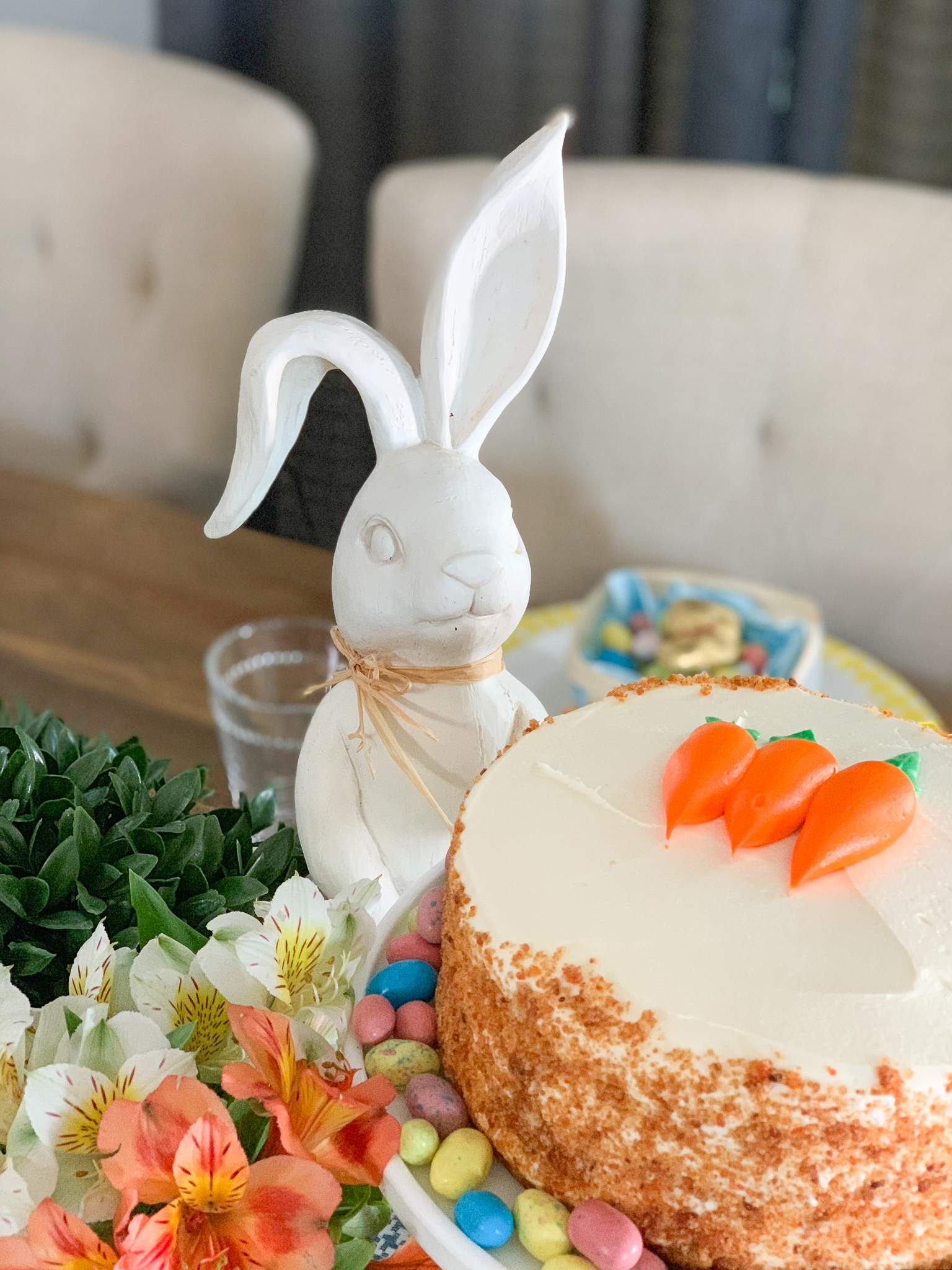 Rustic Bunny Carrot Cake