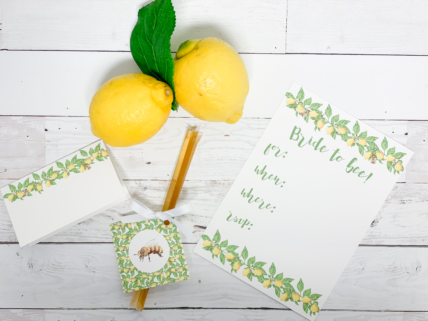 Bride to Bee Bridal Shower Party Printables