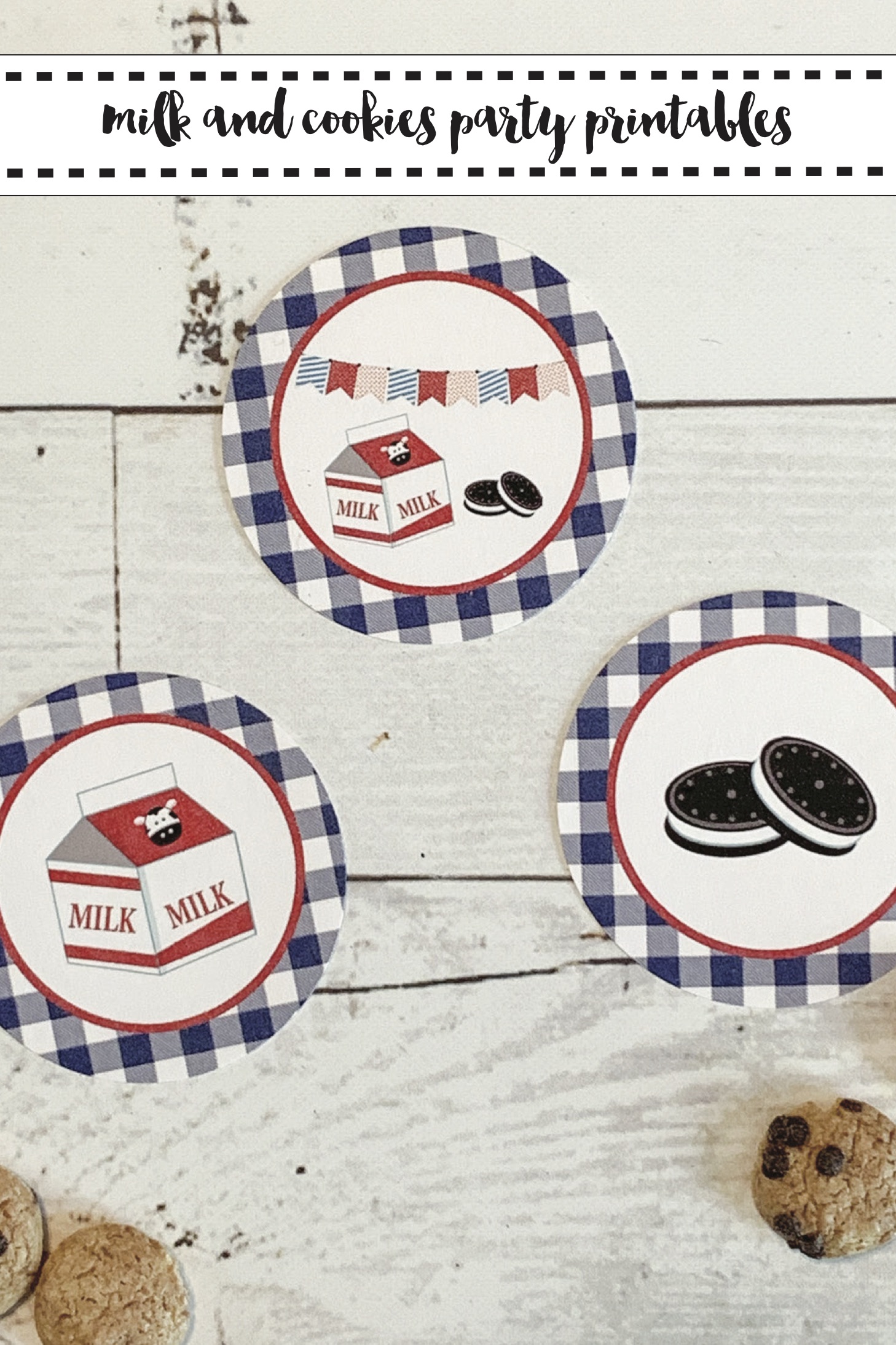 Milk and Cookies Party Printables