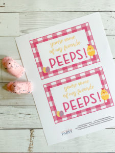 Peeps Candy Birds Printable Cards