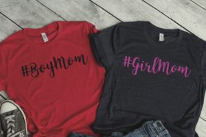 Boy Mom and Girl Mom Shirts