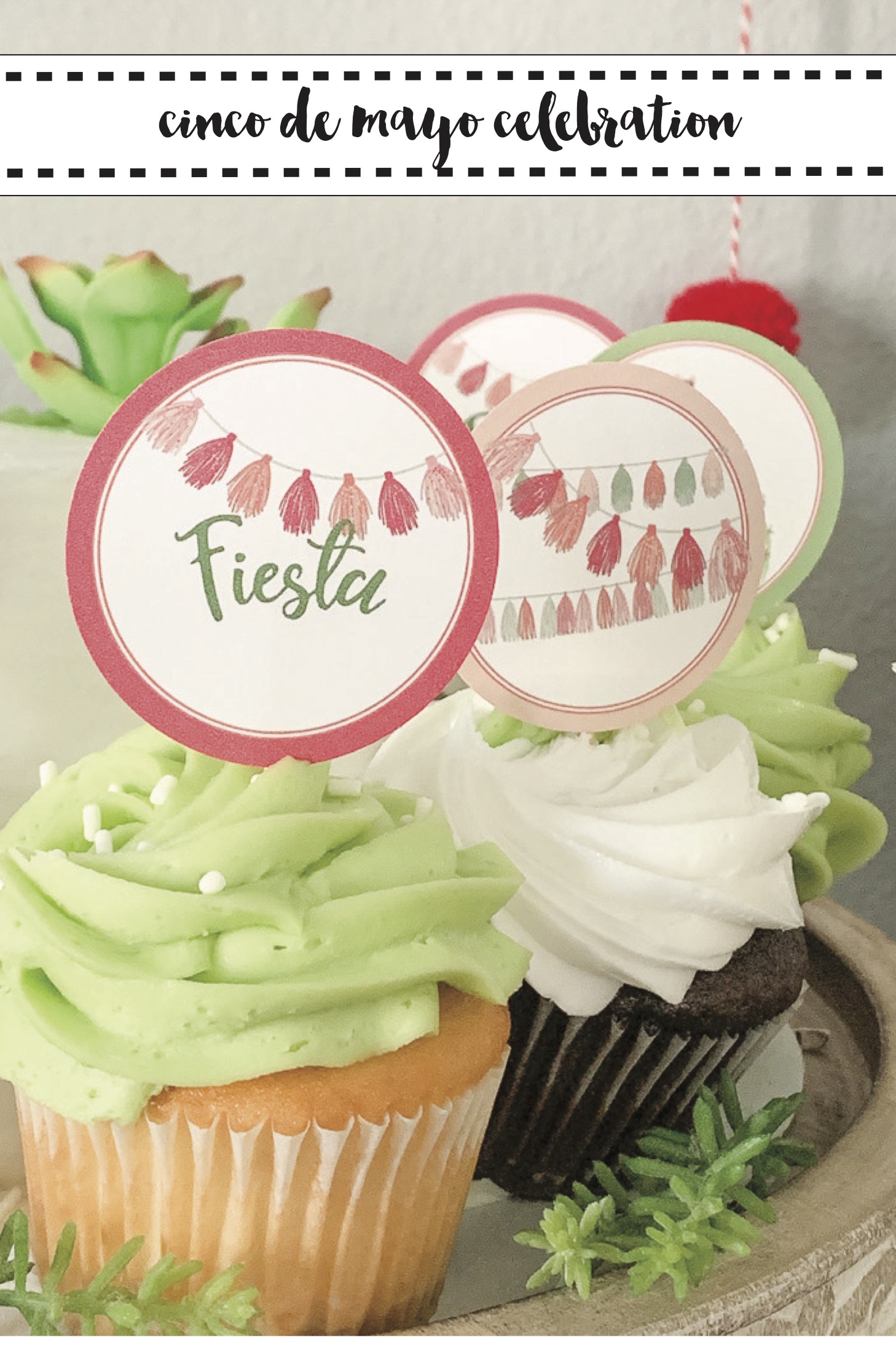 Fiesta Cupcakes Cinco de Mayo Party