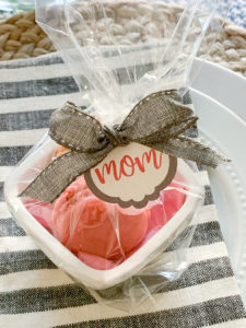 Mom Place Card Cello Bag Cookies
