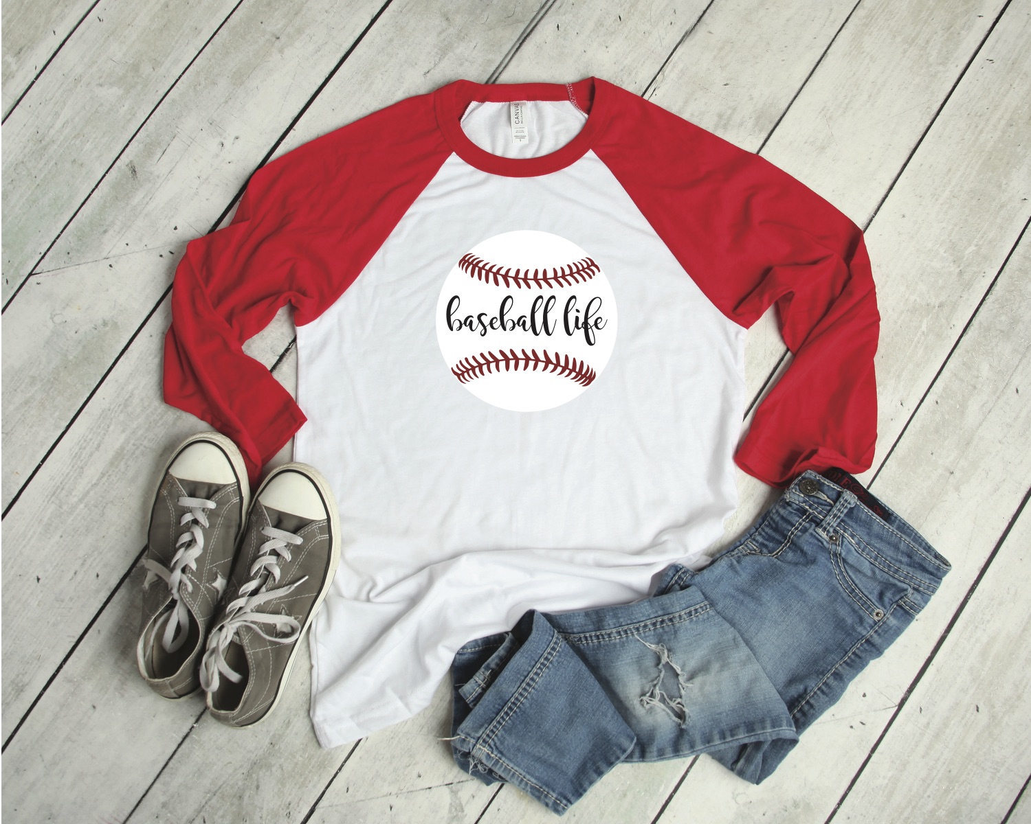 Baseball Life Raglan Shirt