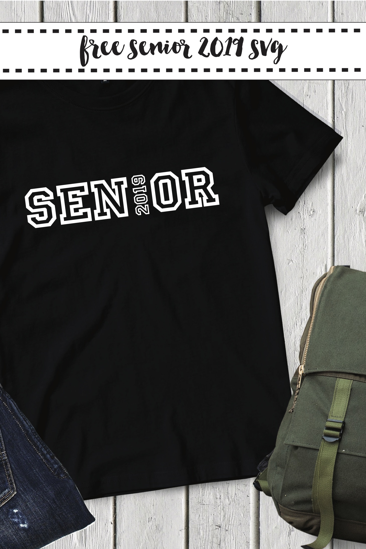 Black Senior T-Shirt