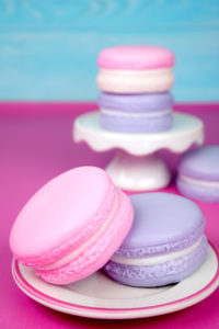 Pink and Purple Macaron Soaps